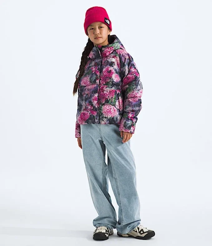 North Down Hooded Jacket für Mädchen – Print