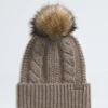 Oh Mega Fur Pom Beanie für Damen