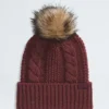 Oh Mega Fur Pom Beanie für Damen