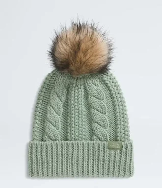 Oh Mega Fur Pom Beanie für Damen