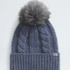 Oh Mega Fur Pom Beanie für Damen