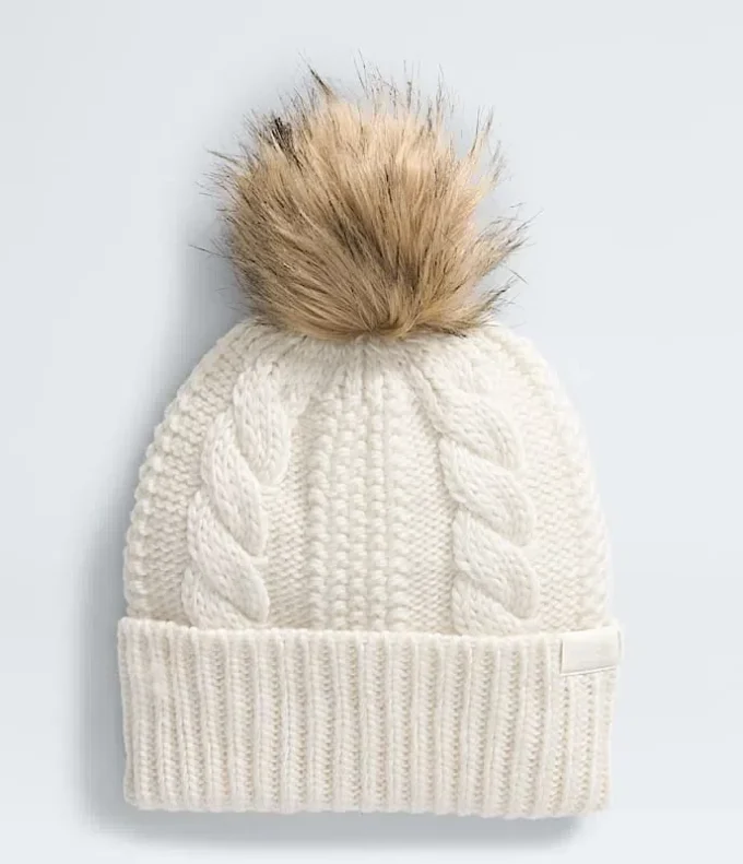 Oh Mega Fur Pom Beanie für Damen