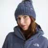 Oh Mega Fur Pom Beanie für Damen