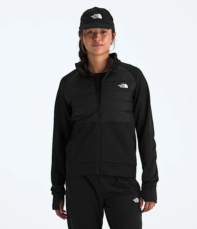 Reaxion 2.0 Hybrid-Jacke mit durchgehendem Reißverschluss für Damen