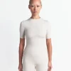 The North Face X SKIMS Damen-Kurzarm-Oberteil Refina