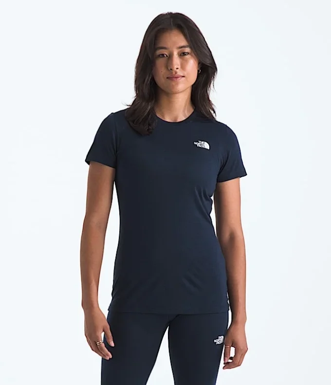 TNF X Smartwool Damen-Merino-Mischung 150 Kurzarm-Crew