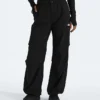 Weite Damenhose aus Webstoff