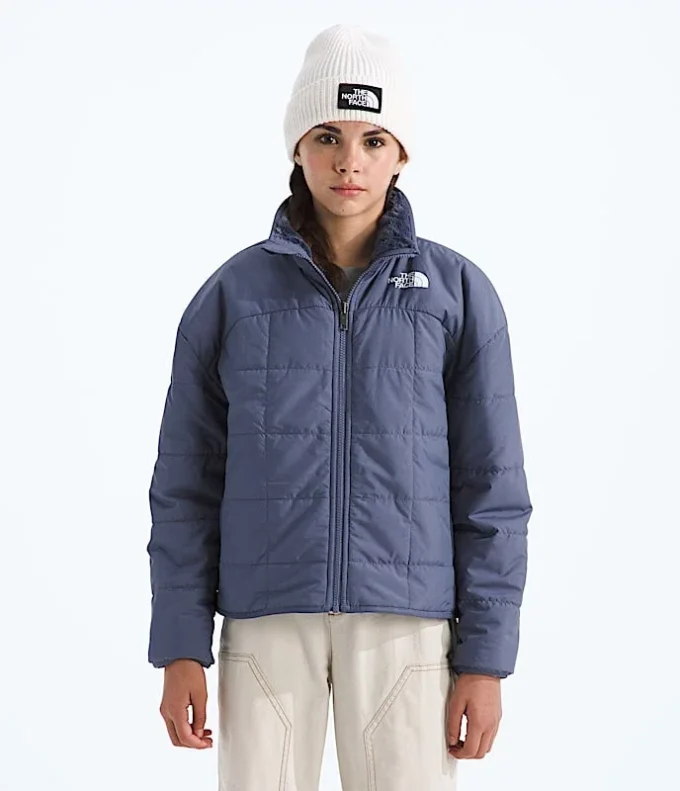 Wendbare Shasta-Jacke mit durchgehendem Reißverschluss für Mädchen