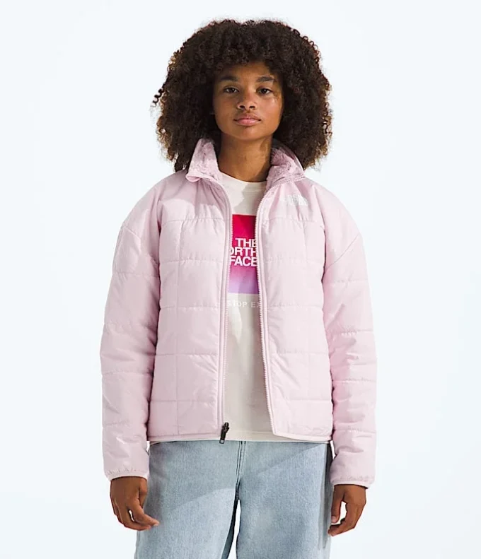 Wendbare Shasta-Jacke mit durchgehendem Reißverschluss für Mädchen