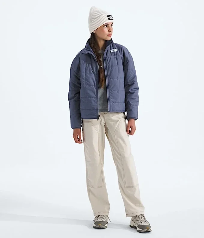 Wendbare Shasta-Jacke mit durchgehendem Reißverschluss für Mädchen