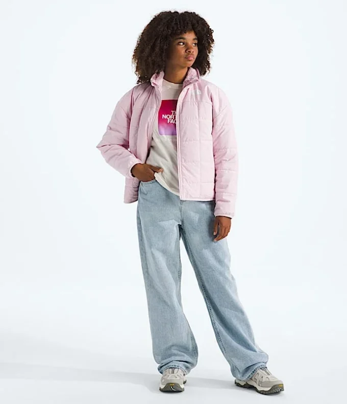 Wendbare Shasta-Jacke mit durchgehendem Reißverschluss für Mädchen