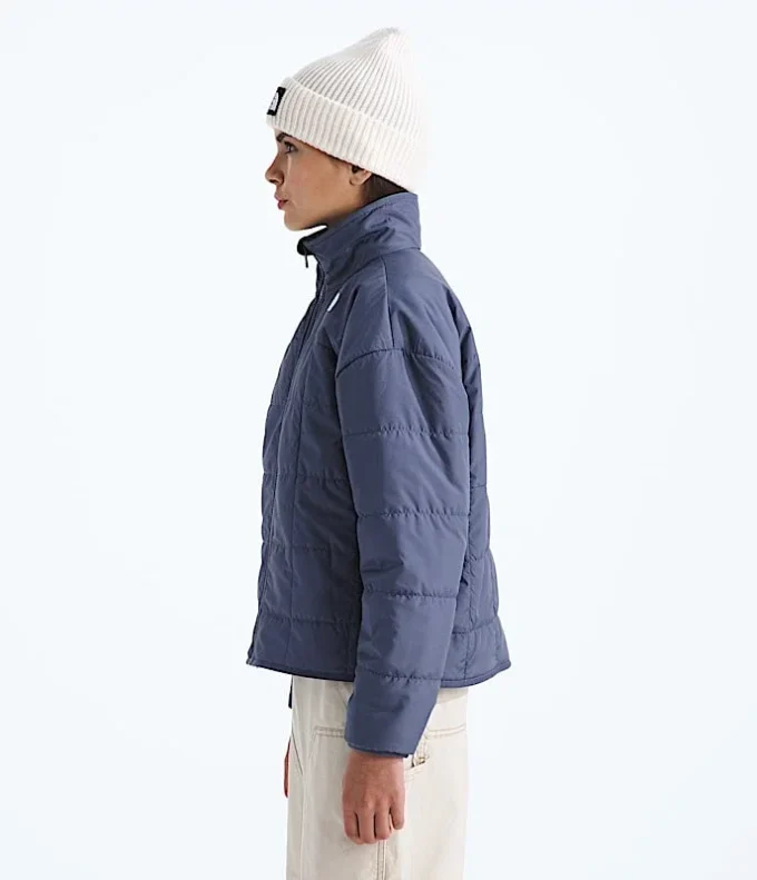 Wendbare Shasta-Jacke mit durchgehendem Reißverschluss für Mädchen
