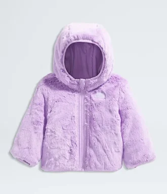 Wendbare Shasta-Jacke mit Kapuze und durchgehendem Reißverschluss für Babys