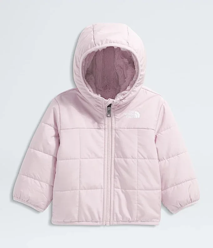 Wendbare Shasta-Jacke mit Kapuze und durchgehendem Reißverschluss für Babys