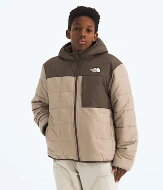 Wendbare Shasta-Jacke mit Kapuze und durchgehendem Reißverschluss für Jungen