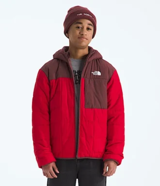 Wendbare Shasta-Jacke mit Kapuze und durchgehendem Reißverschluss für Jungen