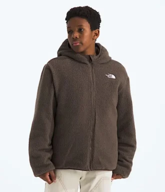 Wendbare Shasta-Jacke mit Kapuze und durchgehendem Reißverschluss für Jungen