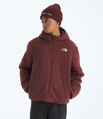 Wendbare Shasta-Jacke mit Kapuze und durchgehendem Reißverschluss für Jungen