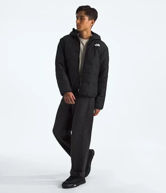Wendbare Shasta-Jacke mit Kapuze und durchgehendem Reißverschluss für Jungen