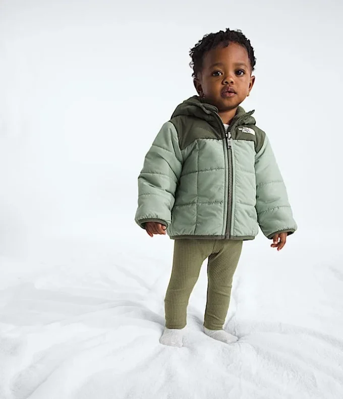 Wendbare Shasta-Kapuzenjacke mit durchgehendem Reißverschluss für Baby-Jungen