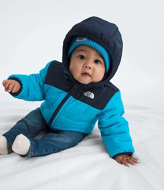 Wendbare Shasta-Kapuzenjacke mit durchgehendem Reißverschluss für Baby-Jungen